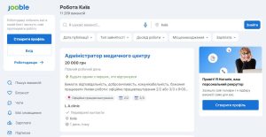 Job search in Kyiv: find your ideal vacancy with Jooble!