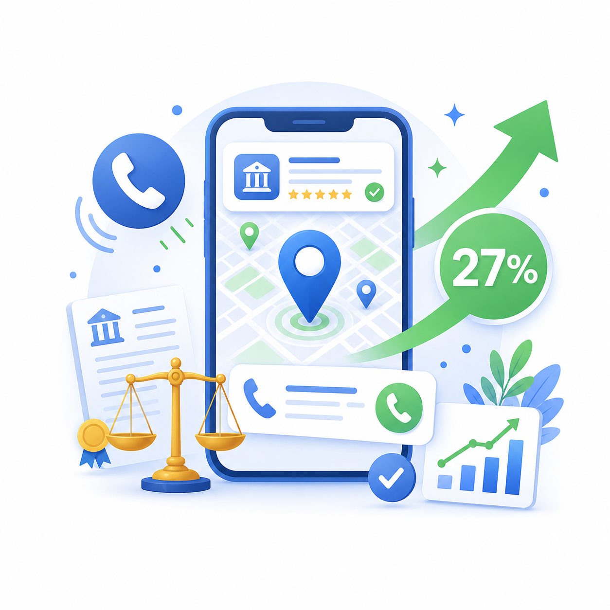 Юридична компанія: топ-3 Google Maps за 90 днів